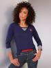 creation L Langarmshirt in marine