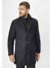 S4 JACKETS Wollmantel Newton Black in navy