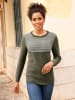 Sieh an! Pullover in khaki-ecru
