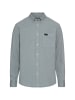 Camel Active Langarmhemd mit Button-Down Kragen in Steinblau