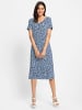 WITT WEIDEN Jersey-Kleid in hellblau-jeansblau-bedruckt