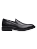 Clarks SHOES "Un Hugh Step" in black leather