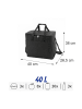 relaxdays Kühltasche in Schwarz - 40 l