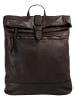 Forty degrees Rucksack echt Leder in dunkelbraun