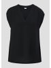 s.Oliver BLACK LABEL Bluse kurzarm in Schwarz