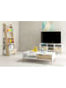 ebuy24 TV Möbel Napoli Weiß 117 x 39 cm
