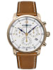 Zeppelin Herren-Armbanduhr Barcelona Chronograph Braun