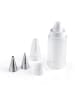 Wenburg Spritzflasche mit 2 Spritztüllen weiße Abdeckung Weiß