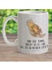 Mr. & Mrs. Panda Trinkbecher Otter Kind mit Spruch in Grau Pastell