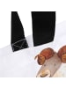 Mr. & Mrs. Panda Tote Bag Sternzeichen Widder mit Spruch in Weiß