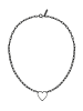 LIEBESKIND BERLIN Schmuck-Set Empty Black Hearts in schwarz