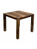 FineBuy Esstisch in Braun / Sheesham / 80x80x75