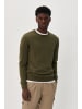 Matinique Strickpullover MAJones Gerade Passform in Olive Night