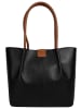 Samantha Look Handtasche echt Leder in schwarz
