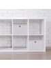 relaxdays 2 x Aufbewahrungsbox in Weiß - (B)20,5 x (H)16 x (T)25 cm