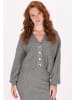 DreiMaster Damen Cardigan in Grau Melange