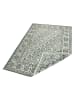 NORTHRUGS In- & Outdoor Wendeteppich Curacao Grün Creme