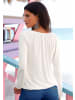 s.Oliver Langarmshirt in creme