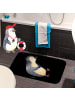 Mr. & Mrs. Panda Badteppich Pinguin Lachen ohne Spruch in Schwarz