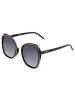 Bertha Polarisierte Sonnenbrille "Jade" in Schwarz/Schwarz