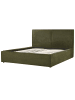 Beliani Doppelbett MOISSAC in Grün/Schwarz - (W) 177 x (H) 108 x (L) 224 cm