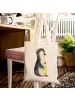 Mr. & Mrs. Panda Schultasche Pinguin Blumen ohne Spruch in Creme