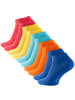 Cotton Prime® 10 Paar COTTON-Essentials Sneaker-Socken in Fun Colours