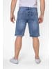 Nina Carter Shorts Denim Regular Fit Bleached Jeansshorts in Blau