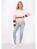 usha BLUE LABEL Damen Pullover in Rosa Mehrfarbig
