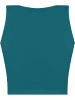 Janice 2 x Damen crop Top Namlea in Petrol/Schwarz