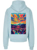 Merchcode Hoodie "Dance Under Stars Oversized Hoody" in Blau