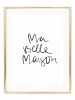 Tales by Jen Poster / Kunstdruck "Ma Belle Maison" I Ohne Rahmen