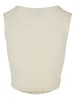 Urban Classics Urban Classics Damen Ladies Short Corsage Top in whitesand