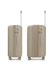 Franky London 4 Rollen Kofferset 3-teilig mit Dehnfalte beige