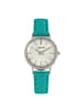 Sophie & Freda Berlin Lederarmbanduhr in Turquoise