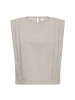 Co'couture MAVACC PADDED PLEAT TOP in Bone