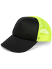 styleBREAKER Mesh Cap in Schwarz-Neongelb