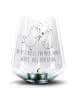 Mr. & Mrs. Panda Glas Windlicht Mops Verliebt mit Spruch in Transparent