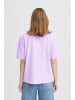 ICHI Kurzarm-Bluse IHPETRO Oversize fit in Purple Rose