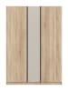 ebuy24 Kleiderschrank Oakland Eiche 130 x 53 cm