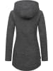 ragwear Longstrickjacke Leysha Melange in Dark Grey