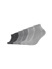 s.Oliver Kurzsocken 6er Pack anthracite
