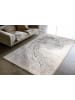 Vivorum Wohnzimmer Teppich – Webteppich Firenze 487 in grau - rechteckig