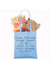 Mr. & Mrs. Panda Tote Bag Spruch Beste Hebamme mit Spruch in Sky Blue