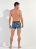 HOM Retro Boxer Santiago in navy print