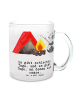 Mr. & Mrs. Panda Tee Tasse Panda Campen mit Spruch in Transparent