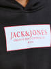 JACK & JONES Junior Kapuzenpullover in Black