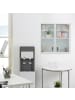 relaxdays Medizinschrank in Weiß - (B)52,5 x (H)53 x (T)15,5 cm