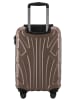 suitline Handgepäckkoffer 55x35x20 cm Carry-On 55cm Hartschale 34 L in Gold