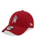 NEW ERA Baseballkappe mit verstellbarem Verschluss und Logo in Rot